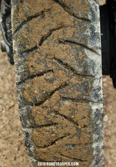 Despite the mud, the Anakee 3′s did not turn to slicks..