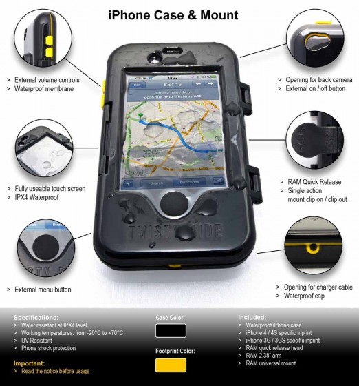 TwistyRide Motorcycle iPhone Case